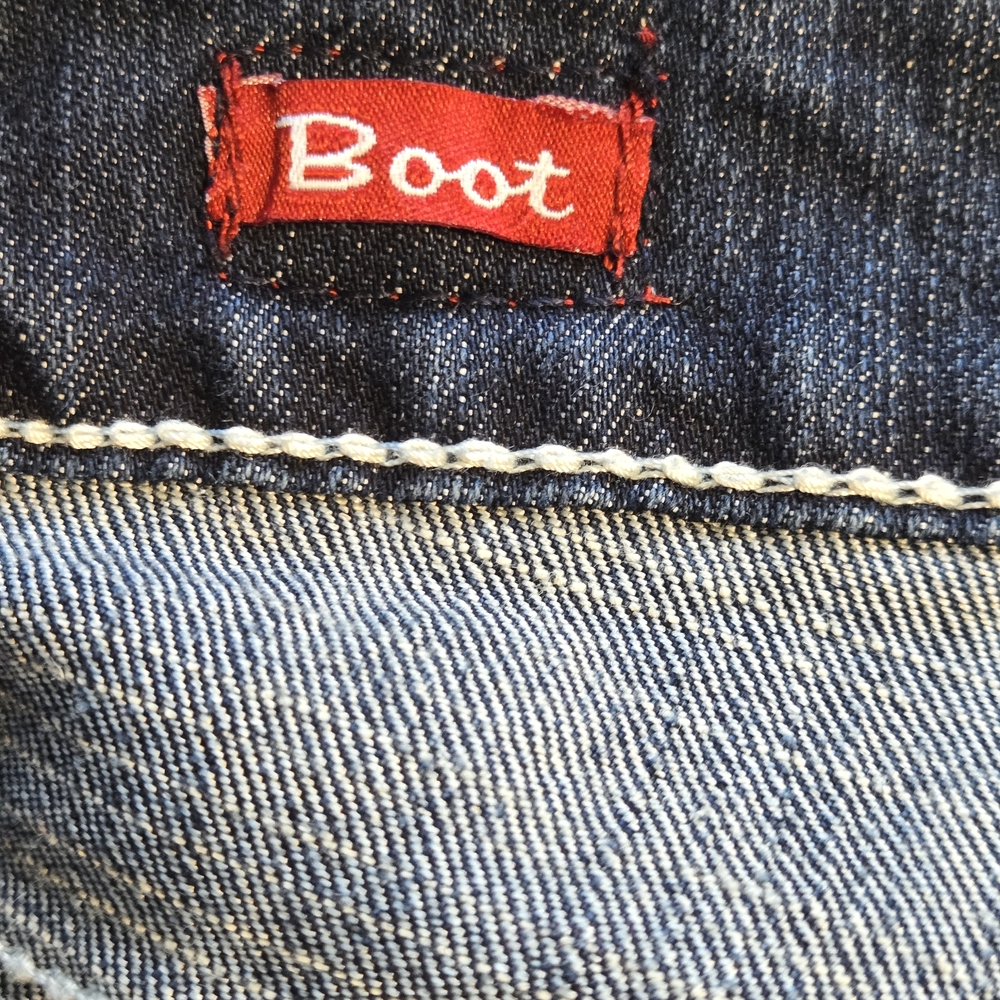 VIGOLD Boot Cut Dark Blue Jeans - Picture 6 of 7